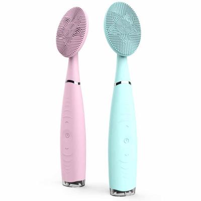 China LULA Korean Customized Wireless Silicone Electric Blood Vessel Removal Brush USB Ultrasonic Facial Cleansing Device With Case for sale