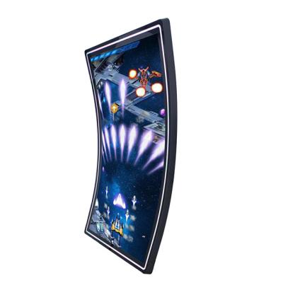 China Hot Sale 43 Inch 1500R 2K Indoor Waterproof Touch Screen Curved Display Screen For Sale for sale