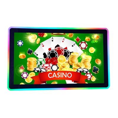 China Factory Sale Customized 43inch 2K Gaming Touch Screen Display Flat Multi Touch Monitor With Led Light Strip 31.5/43Inch/custom size for sale