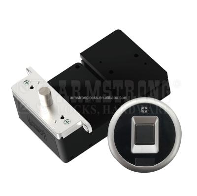 China ABS And Zinc Alloy Electronic Fingerprint Household Smart Sliding Door Lock for sale