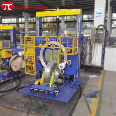 China máquina de envolvimento horizontal da bobina de 70r/Min Steel Coil Packing Machine à venda