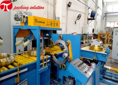 China Tilting Copper Coil Packing Line 800mm Copper Wire Wrapping Machine for sale