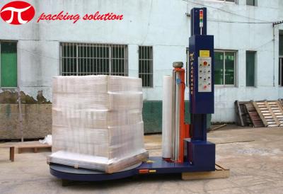 China PLC Control High Efficiency Industrial Pallet Wrapping Machine 2000KG Load Weight for sale