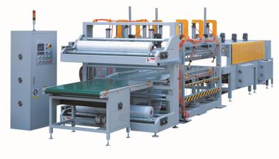 Cina Macchina automatica di imballaggio con involucro termocontrattile di JL2300-D, macchina dello SpA 6m/Min Wooden Board Shrink Packing di controllo in vendita