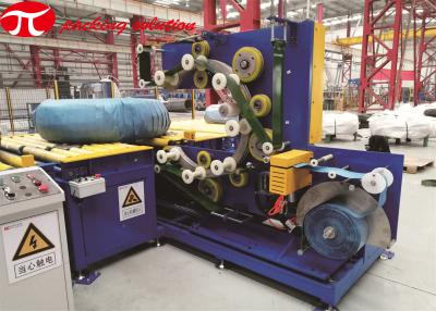 China 1.5kw draad die de Verticale Machine van de de Rollenverpakking van de Staalriem met Douanespecificatie rollen Te koop