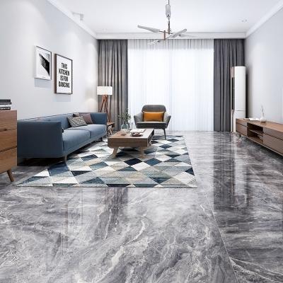 China Glazed Glazed Porcelain Polished Brightness Gray Full Body Marble Tile Intense Country Honor Flooring Tiles for sale