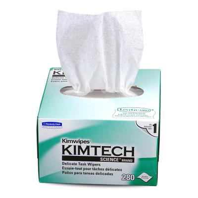 China FTTH 280PCS Kim Tech Fiber Optic Kim Wiping Fiber Cleaning Dustproof Paper for sale