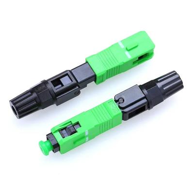 China Telecommunication Promotion KNOFC High Quality Single Mode SC/APC SC/UPC Fiber Optic Fast Connector For Ftth Drop Cable for sale