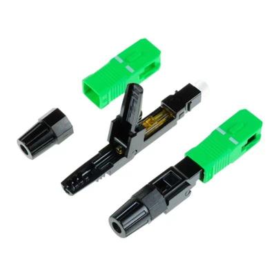 China Telecommunication Service Callback High Loss SC/APC C Screw Fast Connectors With Three Circle Ferrule For Sale for sale