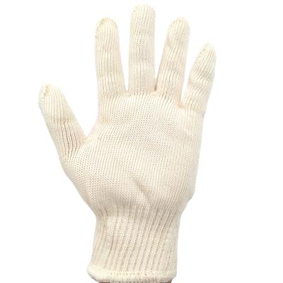 China Shift ; construction ; machinery; SHUOYA factory direct sales cheap white 100% cotton glove 500g cotton work gloves for sale