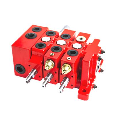 China Agriculture Tools 50 LPM 3 Spools Sectional Directional Hydraulic Control Valve Valves for sale