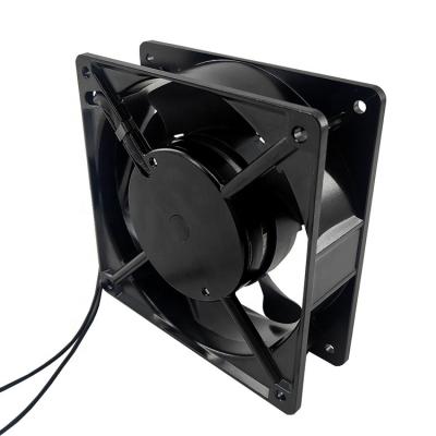 China Computer case 120mm 12038 metal sleeve electric motor high speed exhaust air cooling silent industrial fan 220v for sale