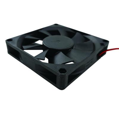 China Microwave Oven 80mm Hydraulic Bearing 8015 Flat Recessed Indust Wall Mounted Brush Motor 24v Blower Fan for sale