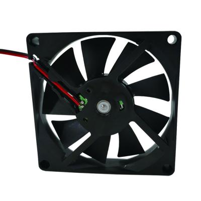 China energy & 80mm Mining Double Ball 8015 12v 24v Brush Motor Blower Part Small Air Circulating Bldc Fan for sale