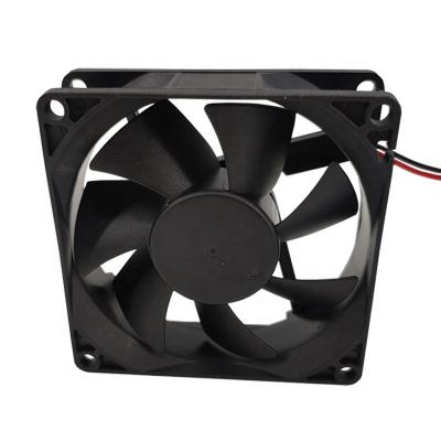 China 8025 Machinery Repair Shops Hydraulic Industrial Portable High Flow Heatfan Small Brushless Fan 24v for sale