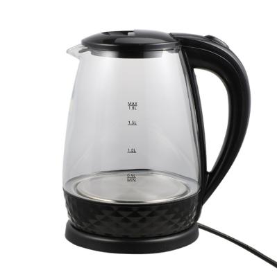 China Factory Wholesale Boil-dry Max 1.8L Glass Water Protection Electric Coffee Kettle For Coffee for sale