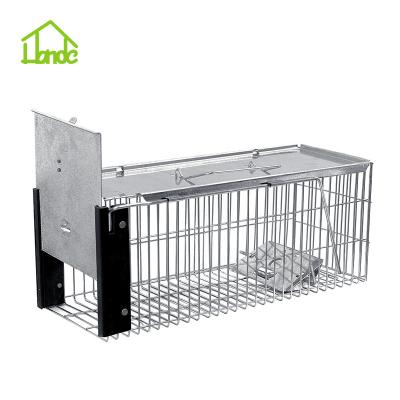 China Viable Portable Wire Mesh Metal Mouse Cage Animal Trap Cage for sale