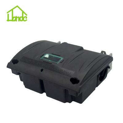 China Viable Black Plastic Rodent Control Rat Bait Station for sale