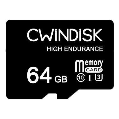 China High Resistance MLC 64GB TF Card 64gb U3 Plastic Memory Card For VIDEO Surveillance for sale