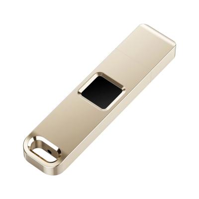 China Metal Fingerprint USB2.0 Flash Memory 4gb 8gb 16gb 32gb 64gb 128gb Fingerprint U Drive for sale