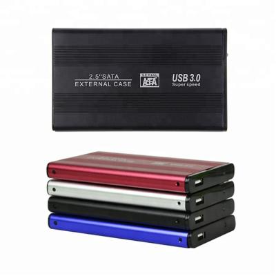 China Aluminum Hard Drive 2.5 2.5 SATA Enclosure To USB 3.0 External Hard Case HDD Enclosure for sale