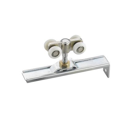 China 2020 hot sale roller fittings and modern smooth sliding roller wheels for sliding door systems and hanging sliding door systems for sale