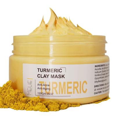 China Beauty Face Mask korean Cosmetics Skincare Turmeric Facial Mask Best SPA Peel Off Rose Vegan Whittening DarSpots reduce mask for sale