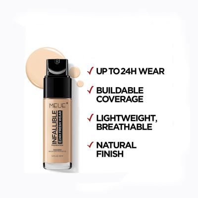 China Private Label Makeup SPF25 Concealer Foundation Waterproof Full Coverage Matte Liquid Foundation for sale