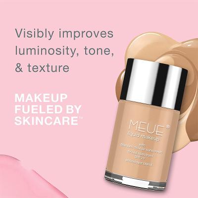 China Private Label Makeup Face Concealer Improve Skin Luminosity Waterproof Natural Liquid Foundation for sale