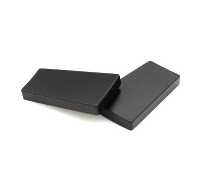 China Epoxy Segment Black NdFeB Neodymium Magnet Block for sale