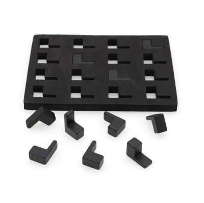 China Black Epoxy Special Shape NdFeB Neodymium Magnet Block for sale