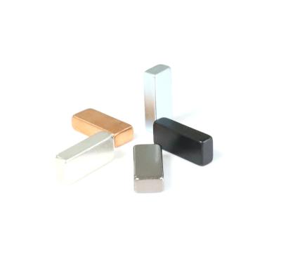 China Coating Types Rare Earth NdFeB Neodymium Magnet Different Block Bar Block for sale