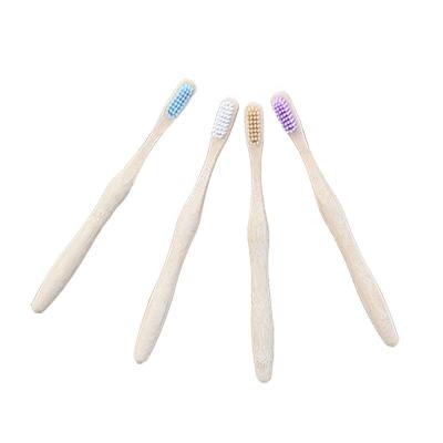 China Disposable Nylon Flat Soft Bamboo Charcoal Toothbrush Bristle Toothbrush Bamboo Toothbrush for sale