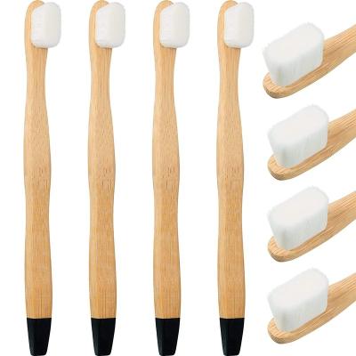 China Disposable Nano Bamboo Toothbrush Zero Waste for sale