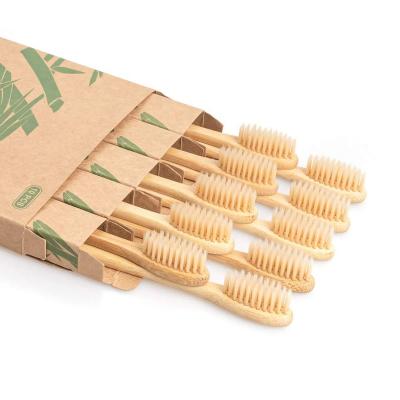 China Disposable Soft Wooden Toothbrush For Hotel Travel Bamboo Toothbrush for sale