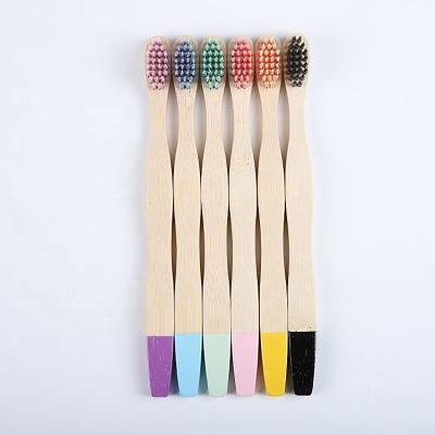 China Customizable Soft Natural Bamboo Charcoal Toothbrush For Travel Toothbrush Design for sale