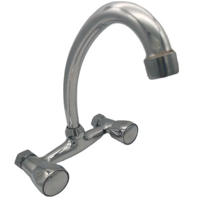 China Other Hot And Cold Bathroom In The Wall Double Handle Shower Faucet Zinc Alloy Faucet for sale