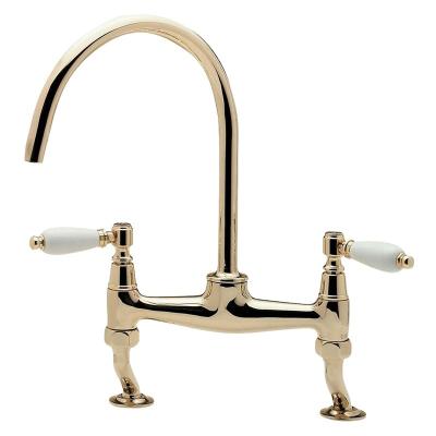 China Other Retro Style Double Handle And Hole Chrome Basin Faucets Full Copper Faucets for sale