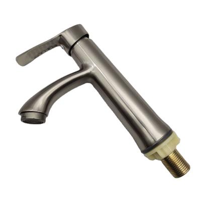 China Other Most Popular Zinc Alloy Cold Brushed Basin Taps Faucets for sale