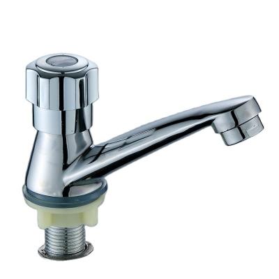 China Other Classic Chrome Style Spiral 1 Hole Quick Open Zinc Alloy Basin Faucets for sale