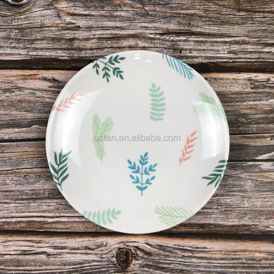 China 2022 New Arrivals Melamine Tableware Modern Food Dish Disposable Matte Color Dinner Dishes for sale