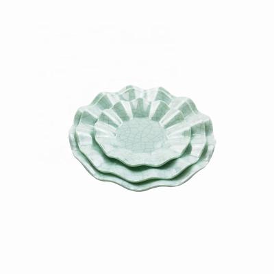 China Excellent quality disposable melamine flower dish for sale