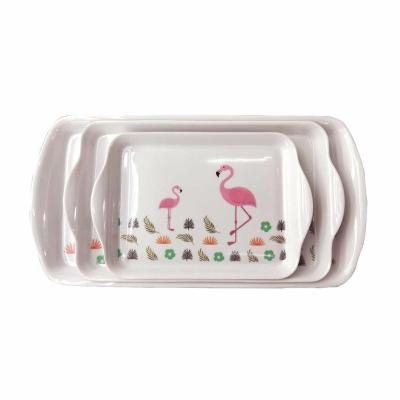 China Low Price Disposable Melamine Serving Tray for sale