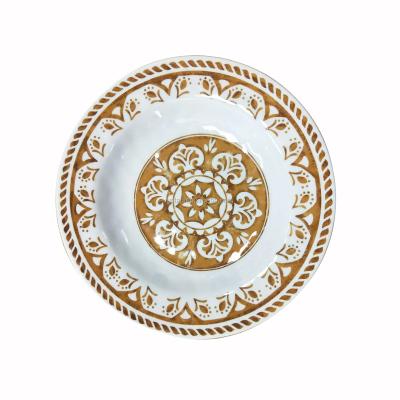 China Viable Custom Printed Melamine Dinner Plates for sale