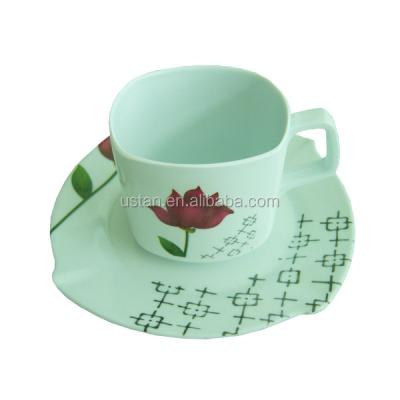 China Beautiful Sustainable Design Printing Melamine Mug for sale