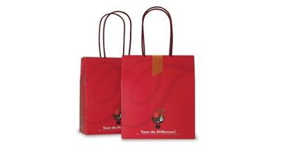 China Promotional Paper Gift Bags For Store, Fashion Paper Shopping Bag For Supermarket for sale