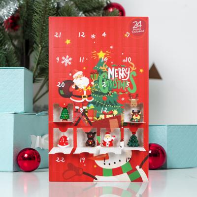 China Paperboard Christmas Countdown Gift Box Rigid Calendar Gift Box for sale