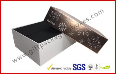 China Luxury Custom Cosmetic Boxes / Cosmetic Product Packaging With Snow Pic Lid , Matt Finish for sale