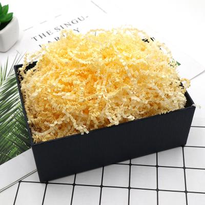 China Thin Lafite grass pleated paper silk candy box gift box decoration filling material Lafite grass for sale