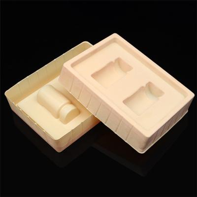 China Custom pvc box flocking blister inner cosmetic packaging plastic blister tray for sale